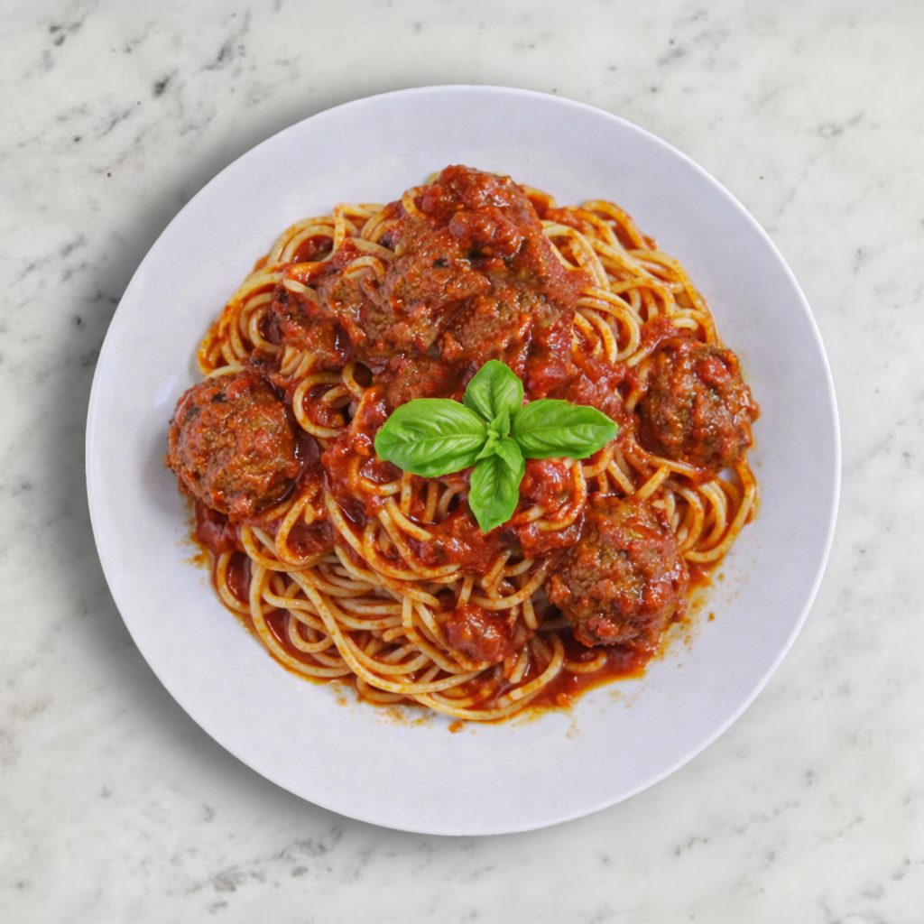 Spaghetti with Meatballs.