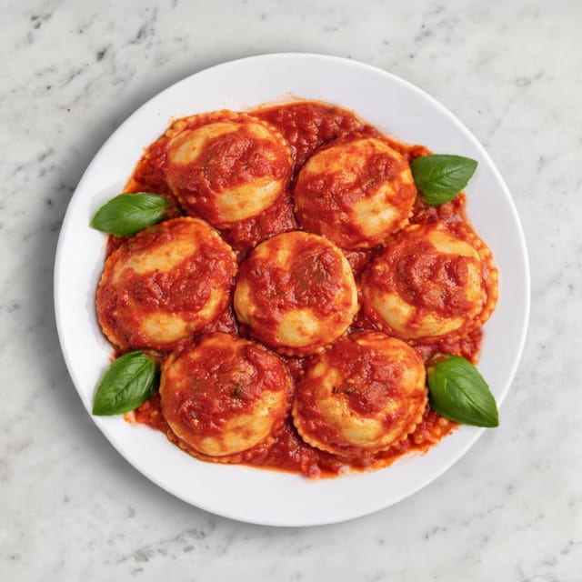 Ravioli Marinara.