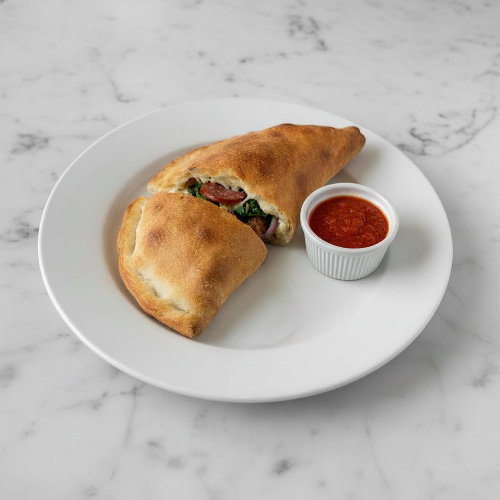 Pepperoni calzone.