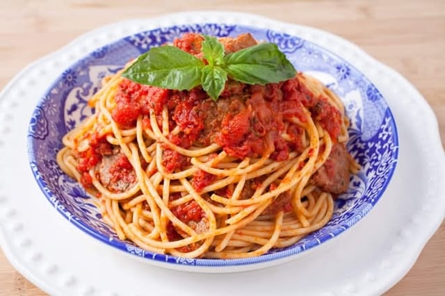 Spaghetti Marinara - Half Tray.