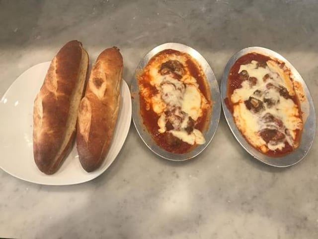 Eggplant Parm Hero.