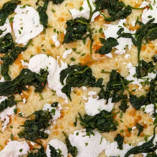 White with Spinach Pie